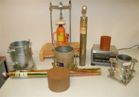 Proctor compaction test .